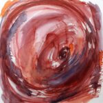 Frauenkreis Malerei aus der Kunsttherapie aus dem Kurs von Marie Milling
